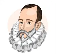 Dibujo de Cervantes